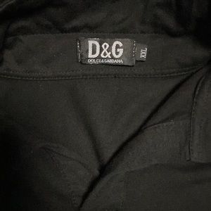 Dolce&Gabbana(Copy)Long Sleeve Collared TShirt